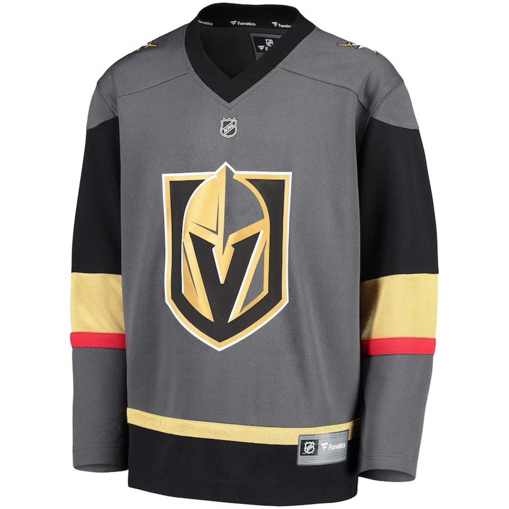 Vegas Golden Knights Fanatics Branded Youth Alternate Replica Jersey - Black S/M